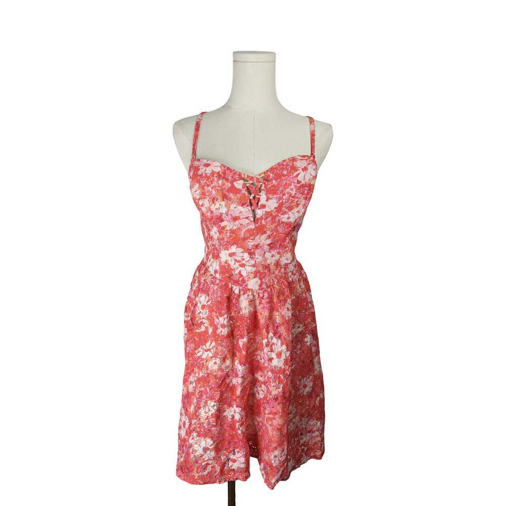 Guess Los Angeles Floral Lace Corset Dress Size 4